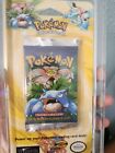 1st Edition Base Set Pokemon Sealed Booster Pack Blister w/ Protective Case