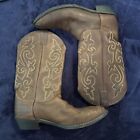 Justin Mens Vintage Brown Leather Boots Sz 11.5 B Style#2253