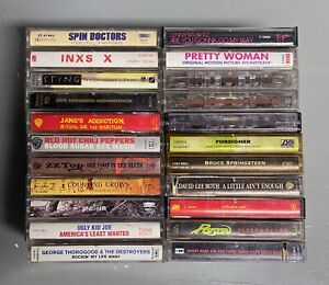 LOT OF 22 Cassette Tapes 90's Rock & Pop