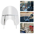 28'' x 22'' Detachable Quick Release Windshield For Harley Road King 94-23 Clear