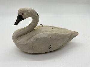 Vintage wooden Swan ornament 4