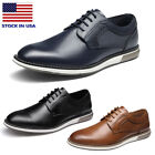 Men's Plain Toe Oxford Casual Shoes Business Formal Derby Dress Sneakers US Size