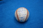 1990 New York Yankees team autographed baseball 15 signatures with Don Mattingly