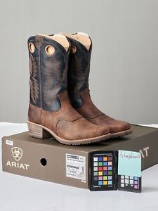 Ariat Hybrid Roughstock Square Toe Cowboy Boot Size 12EE