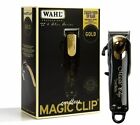 Wahl Professional 5 Star Edition 8148-100 Gold Cordless Magic Clip Black US Plug