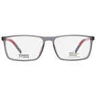Tommy Jeans Demo Rectangular Men's Eyeglasses TJ 0019 0KB7 56 TJ 0019 0KB7 56