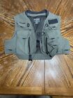Simms Fly Fishing Vest Men’s Size Large Gray/green