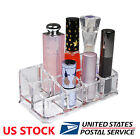 Rectangular Clear Acrylic Cosmetic Organizer Makeup Lipstick Holder w/ 8 Spaces