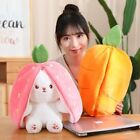 Rabbit  Doll Funny  Carrot Creative Plush Toy  Stuffed Soft Hiding Bunny 18-25cm