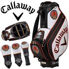 NEW! Callaway Staff Tour Golf Bag w/ Headcovers- Orange Black White - Rare HTF