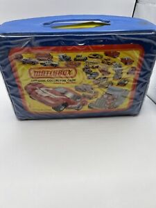 Vintage Matchbox Case And 24 Cars 1970s 1980s AS IS READ