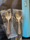 STIEFF CORSAGE 2 STERLING SILVER BABY SPOONS PROFSSIONALLY POLISHED GIFT QUALITY