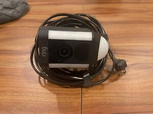 ring spotlight cam plug-in outdoor camera