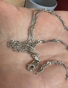 Zales Sterling Silver 18” Twisted Chain