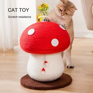 Cat Toys Mushroom Shape Cat Scratcher Cat Interactive Toy Scratching Toy