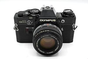 Olympus OM-10 Manual Camera+ Optional 50mm f/1.8 OM Lens in Chrome or Black