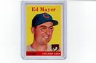 1958 Topps #461 Ed Mayer Rookie card, pitcher, Chicago Cubs, EX-EX+