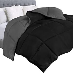 Comforter Duvet Insert - Quilted Comforter with Corner Tabs - Box Stitched Do...