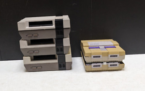 Lot of Nintendo Consoles (For Parts/Repairs)