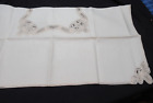 Vintage Brussels Lace Tablecloth Renee Foiret NWT & Box 34