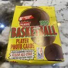 1990-91 FLEER BASKETBALL WAX BOX - 5th Anniversary Edition - 36 ct.