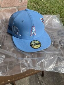 NWT Men's New Era 59Fifty Houston Oilers /Tennessee Titans Cap Sz  7/38 Fitted
