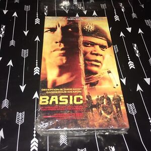 VHS SEALED NEW NWT Basic 2003 Action Movie Samuel L. Jackson John Travolta