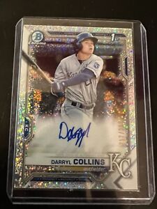 2021 Bowman Chrome Prospects Speckle Refractor /299 Darryl Collins #CPA-DC Auto