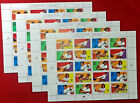 Four x 20 = 80 Of RECREATIONAL SPORTS 32¢ US USA Postage Stamps. Sc # 2961-2965