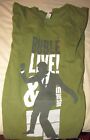 2010 Michael Buble Live In Person Concert Tour Shirt GREEN Size LARGE NICE!