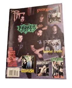 Pit Magazine # 19 Vintage Broken Hope Godflesh Korn Absu Dying Fetus Stuck Mojo