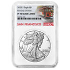2023-S Proof $1 American Silver Eagle NGC PF70UC FDI Trolley Label