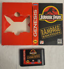 Jurassic Park Rampage Edition Sega Genesis with Box No Manual Not CIB