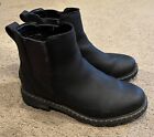 Sorel Womens Black Waterproof  Lennox Leather Boots Size 9