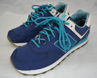 Mens NEW BALANCE 574 Luau Blue Navy Sneakers Lifestyle Shoes Size 10.5 D