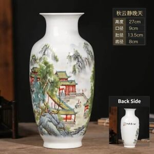 Antique Chinese Dynasty Jingdezhen Ceramics Period Porcelain Vase Decoration