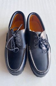 Eastland Mocs Shoes Black Lug Soles 12