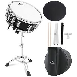 Snare Drum Set 14X5.5 Inches for Student Beginners with Gig Bag, Drumsticks, ...
