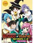 Rosario  +  Vampire (Season 1+2) DVD (Episode 1-26) with English Dubbed