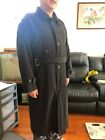 Gentleman's Winter Formal Trench Coat Overcoat Long Wool Jacket Outwear Sz M