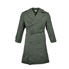 US Trench Coat Lined AG44 Army Military Issued Long Wool Winter Jacket Used