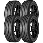 (QTY 4) 215/55R17 Goodyear Efficient Grip Performance 2 94W SL Black Wall Tires
