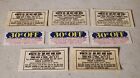 8 Lot Vintage 1960 1970s Carnival Century 21 Shows Tickets Iowa Motorized Midway