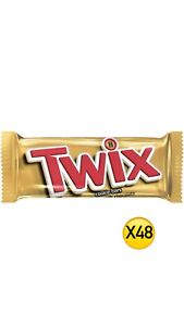 Twix Caramel Milk Chocolate Candy Cookie Bars 1.79oz (48 Individual Bars) NEW!!