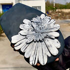 13.59LB Natural chrysanthemum stone quartz carving aura healing gift