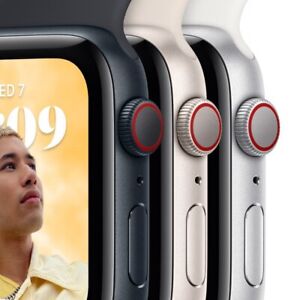 Apple Watch Series SE 2nd Generation 44mm (GPS + Cellular) Aluminum Case -
