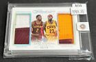 New Listing2014-15 Flawless Lebron James & Kyrie Irving Dual Diamond GAME WORN Patch 3/15