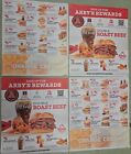 ARBY'S COUPONS 4 FULL SHEETS 60 COUPONS TOTAL EXPIRES MAY31 2024