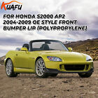 For Honda S2000 AP2 OE Style 2004-2009 Front Bumper Lip Spoiler Splitter Black