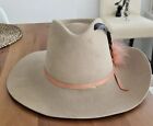 Vintage Empire TEJANO Beaver Felt Western Cowboy Hat (57) 7-1/8